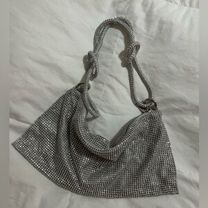 silver small bag